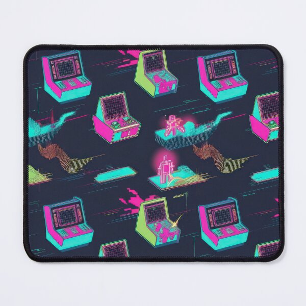 Item preview, Retro Game Apparatus pattern 90s arcade designed and sold by Expressions-Sel.