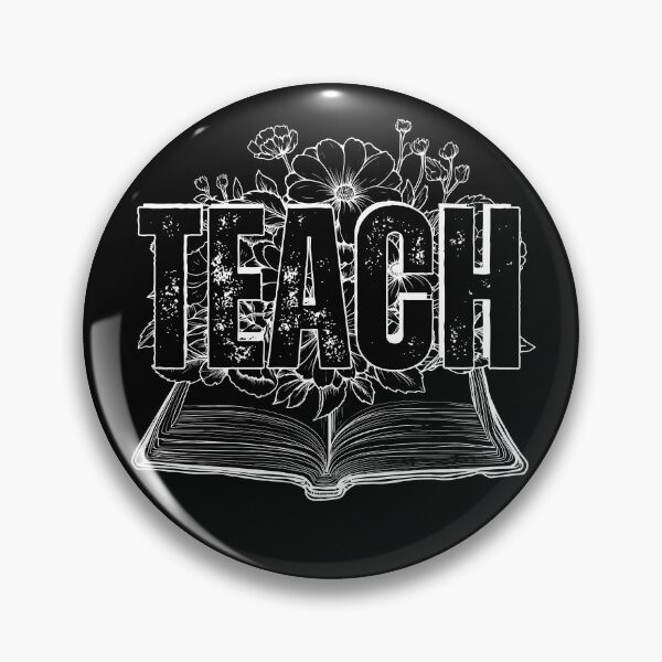 Item preview, "Vintage Floral 'Teach' Book Illustration - Teacher Gift Design" designed and sold by PatternsLast.