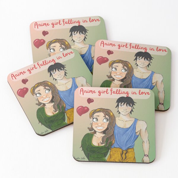 Item preview, Anime Girl in Love designed and sold by Thorsten Jahn.