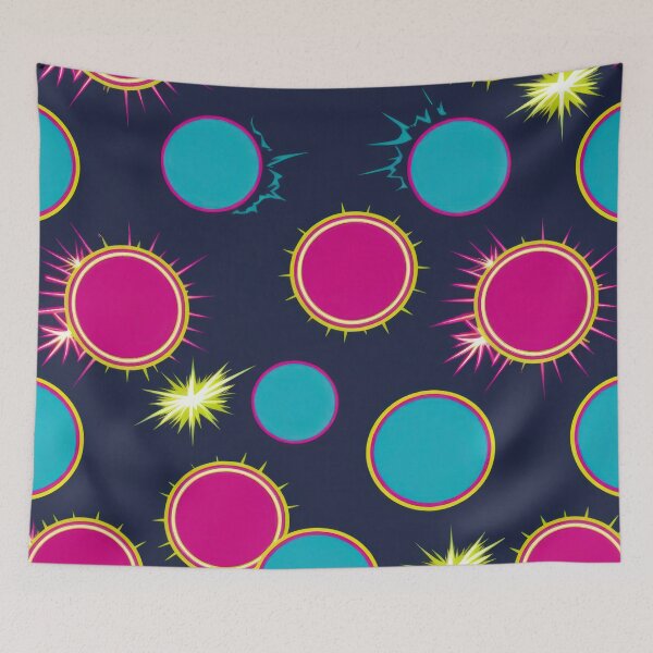 Item preview,   Retro Circles pattern 90s arcade designed and sold by Expressions-Sel.