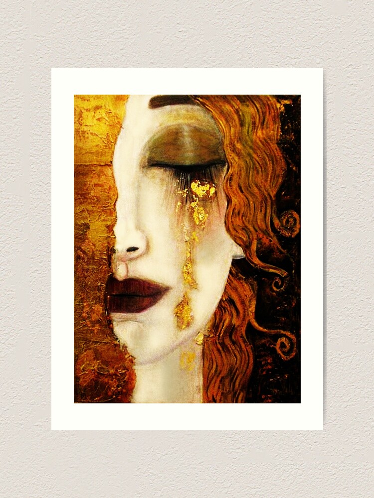 Alternate view of Klimt Golden Tears Art Print