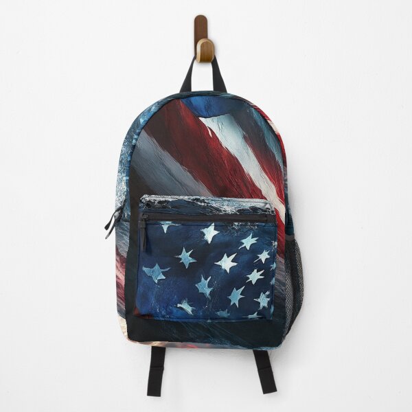 Item preview, Beach wave patriotic american flag print designed and sold by dcrc.