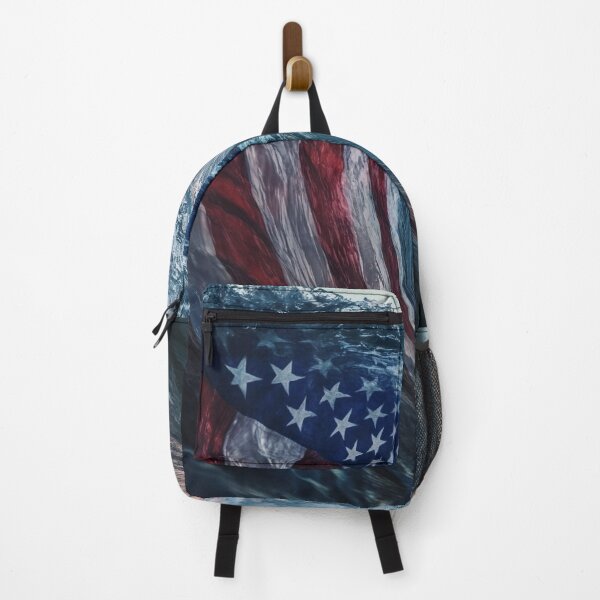 Item preview, Beach wave patriotic american flag print designed and sold by dcrc.