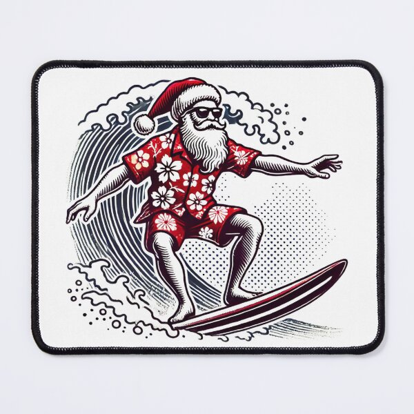 Item preview, Surfing Santa's Tropical Ride designed and sold by Design Delinquent.