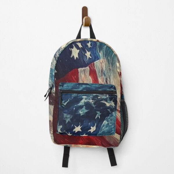 Item preview, beach wave patriotic american flag print designed and sold by dcrc.