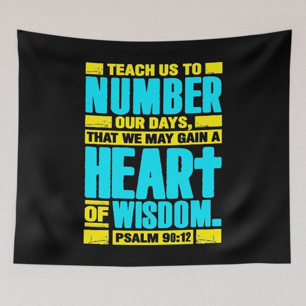 Item preview, Psalm 90:12 Teach Us To Number Our Days designed and sold by plushism.