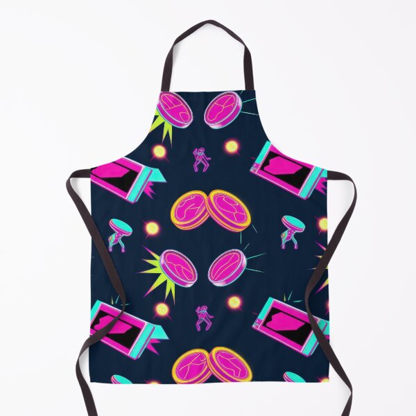 Item preview, Retro Pink coins pattern 90s arcade designed and sold by Expressions-Sel.