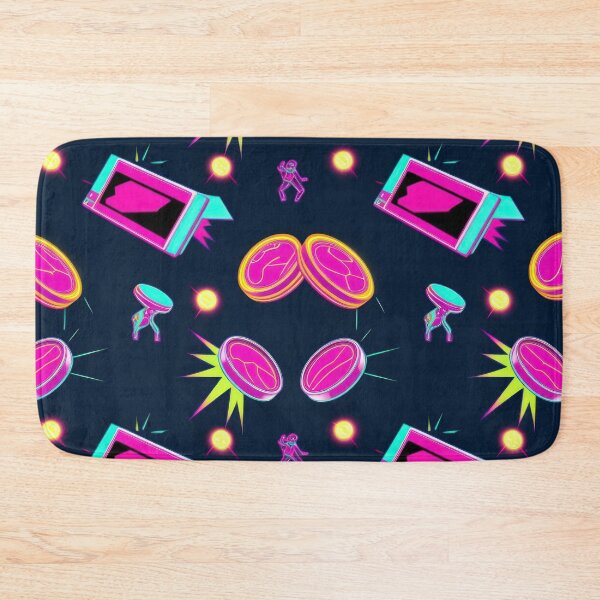 Item preview, Retro Pink coins pattern 90s arcade designed and sold by Expressions-Sel.