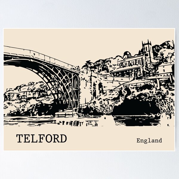 Item preview, Telford England designed and sold by Lakeric Cityscapes.