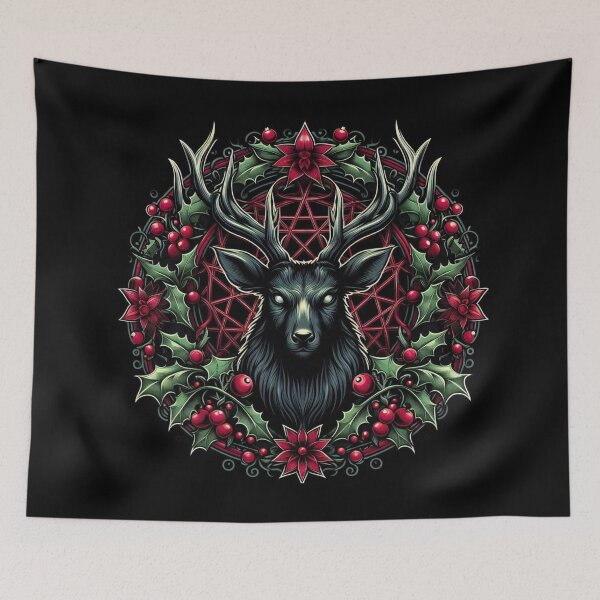 Item preview, Dark Christmas Reindeer #2 designed and sold by Paragon-Art.