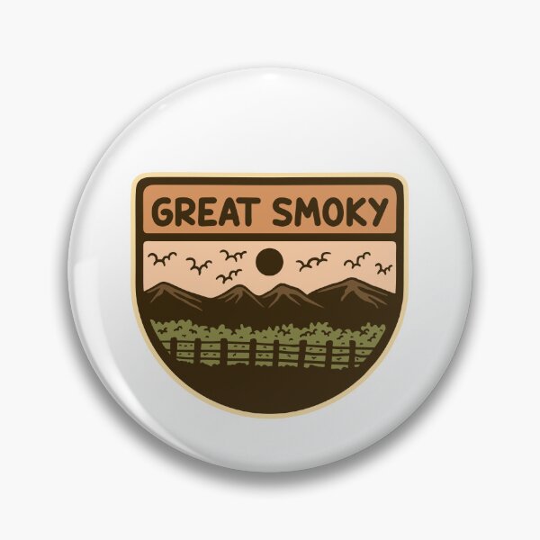Item preview, GREAT SMOKY NATIONAL PARK BADGE LOGO DESIGN VECTOR ILLUSTRATION designed and sold by NGAULASTUDIO.