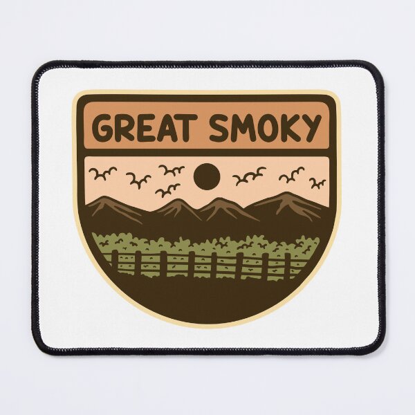 Item preview, GREAT SMOKY NATIONAL PARK BADGE LOGO DESIGN VECTOR ILLUSTRATION designed and sold by NGAULASTUDIO.