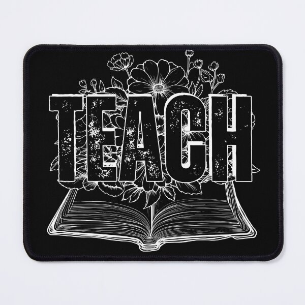 Item preview, "Vintage Floral 'Teach' Book Illustration - Teacher Gift Design" designed and sold by PatternsLast.