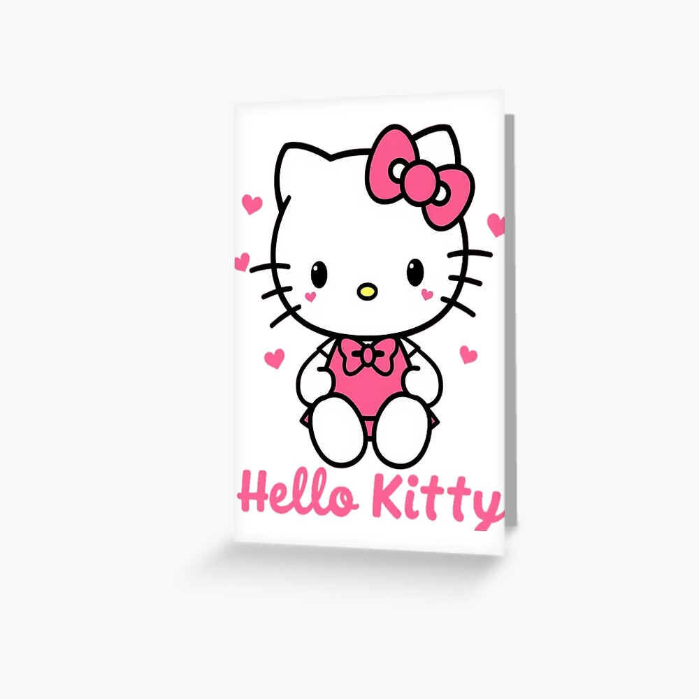 Pink Hello Kitty Design Logo | Sticker