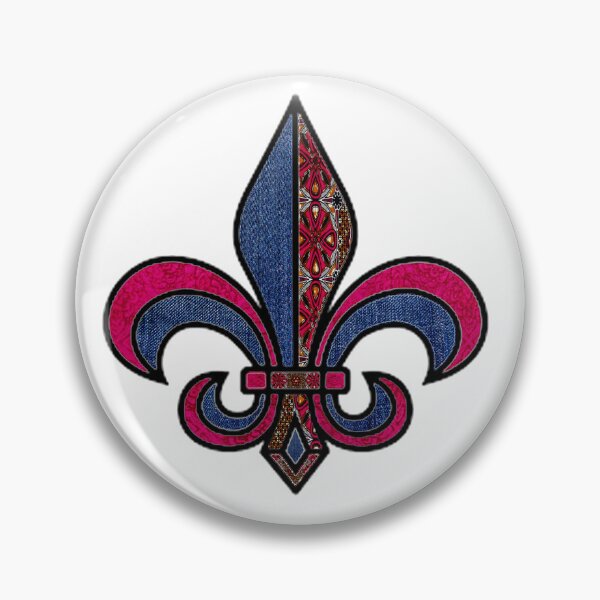 Item preview, Fuchsia Funk Fleur D Lis  designed and sold by artbyomega.