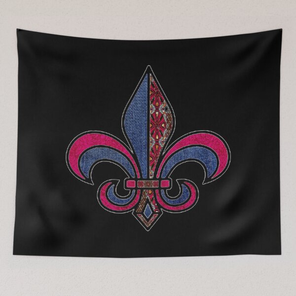 Item preview, Fuchsia Funk Fleur D Lis  designed and sold by artbyomega.