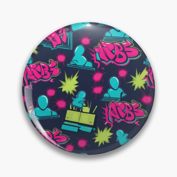 Item preview,  Retro graphite pattern 90s arcade designed and sold by Expressions-Sel.