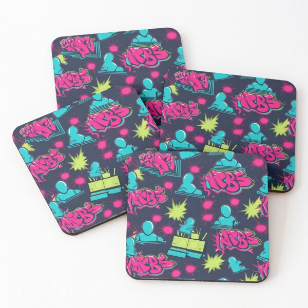 Item preview,  Retro graphite pattern 90s arcade designed and sold by Expressions-Sel.