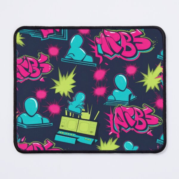 Item preview, Retro graphite pattern 90s arcade designed and sold by Expressions-Sel.