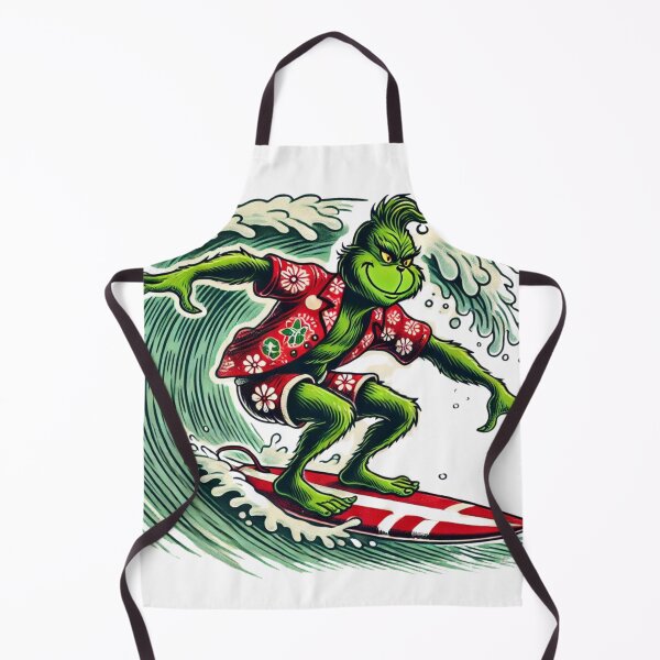 Item preview, Grinch’s Gnarly Christmas Wave designed and sold by Design Delinquent.
