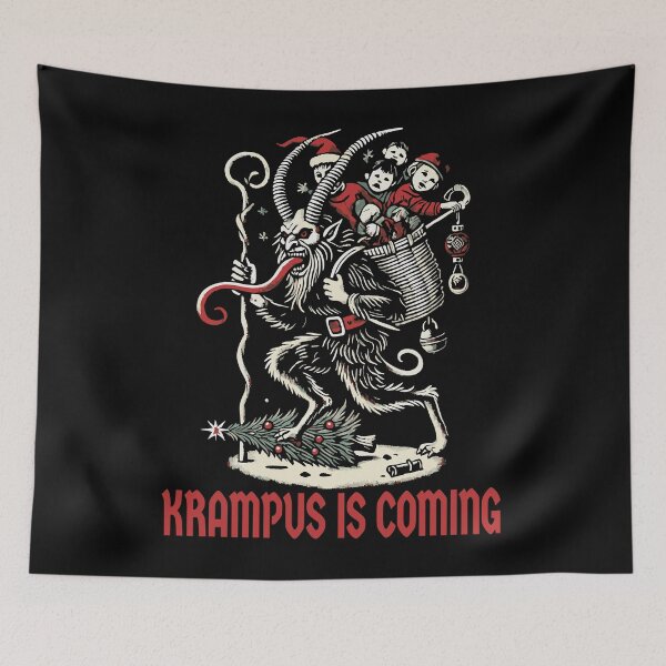 Item preview, Krampus Is Coming – Dark Christmas Folklore Krampusnacht designed and sold by Victor Shadehorn.