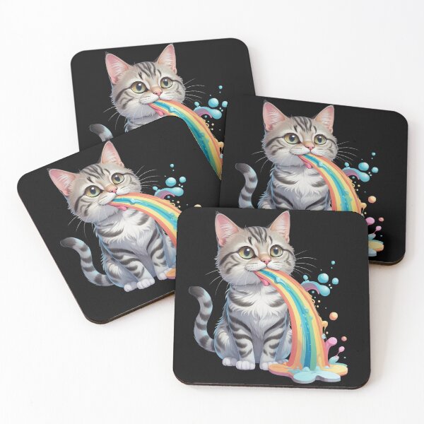 Item preview, Barfing Rainbow Cat designed and sold by TheSwordMachine.