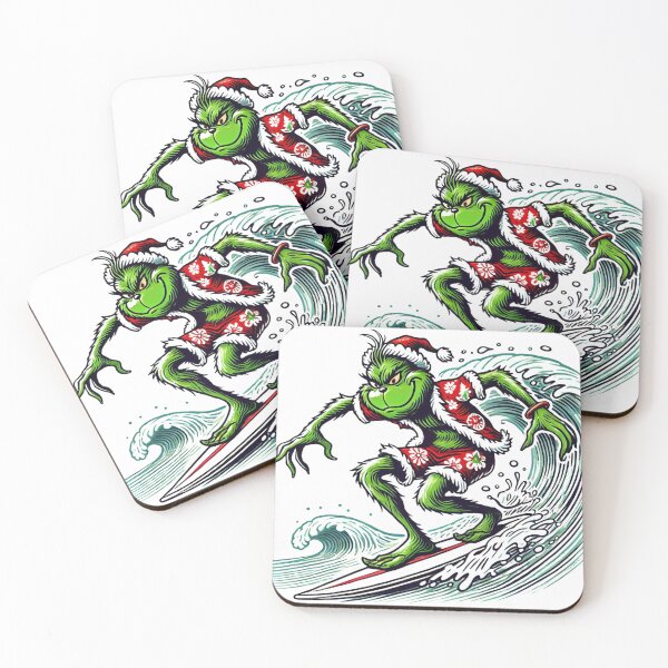 Item preview, Grinch's Holiday Surf Adventure designed and sold by Design Delinquent.