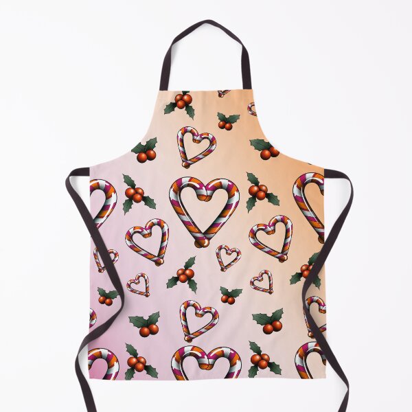 Item preview, Lesbian Candy Cane Heart  designed and sold by RetroCoven.