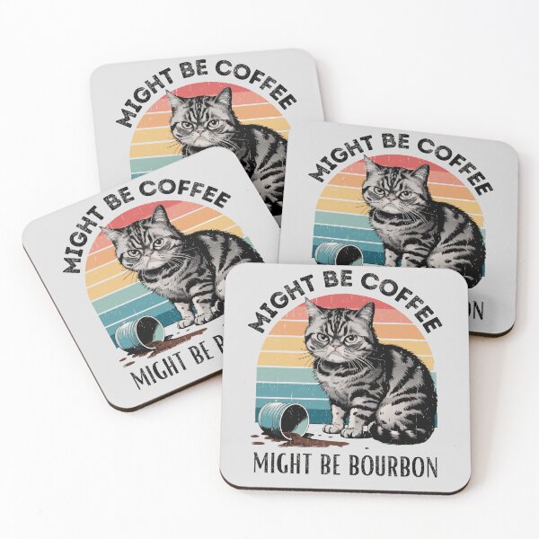 Item preview, Might Be Coffee Might Be Bourbon Coffee Lovers designed and sold by ManiaGrania.
