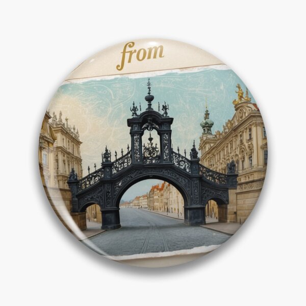 Item preview, Greetings from Prague Vintage Travel Retro Postcard Design designed and sold by TravelPostcardGems.