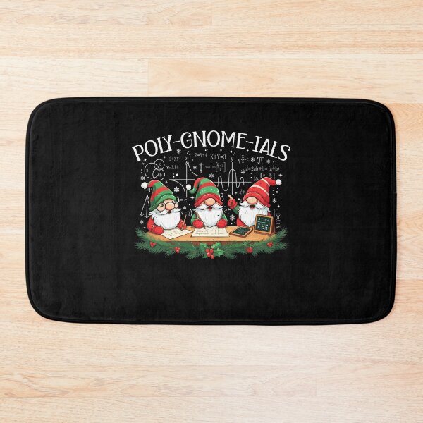 Item preview, Poly-gnome-ials Math Teacher Pun Algebra Polynomial Funny Christmas mathimatic Gift designed and sold by JUSTBEELEGANT.