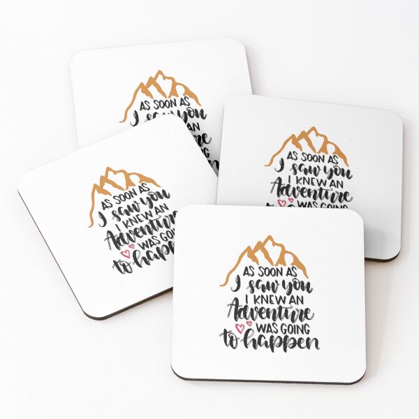 Item preview, as soon as i  saw you i knew an adventure was going to happen designed and sold by ManikRaja.