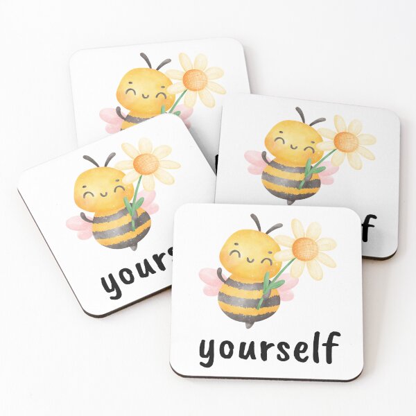 Item preview, Little bee with phrase: Be yourself designed and sold by mysummerland.