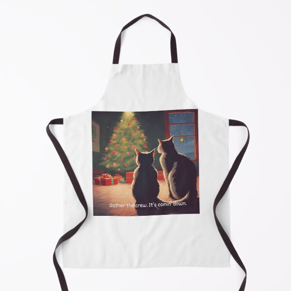 Item preview, Christmas cats planning destruction designed and sold by Petthecatshop.