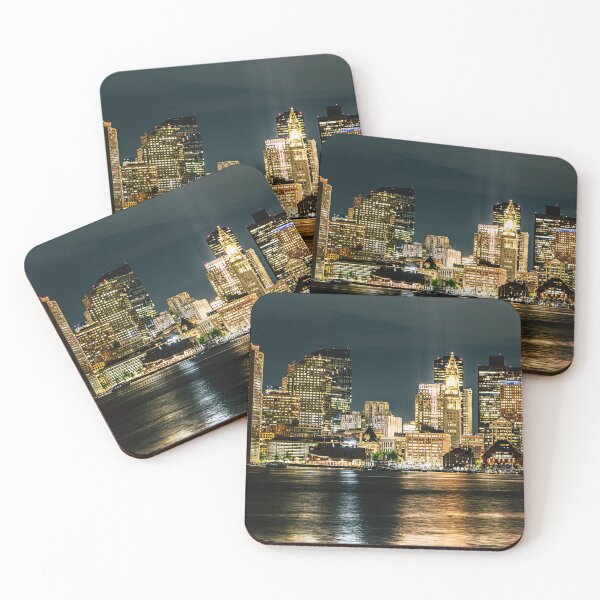 Item preview,  Boston city skyline prints,Boston city scape,Boston panoramic,panoramic wall art, panoramic canvas  designed and sold by eyesight4vision.
