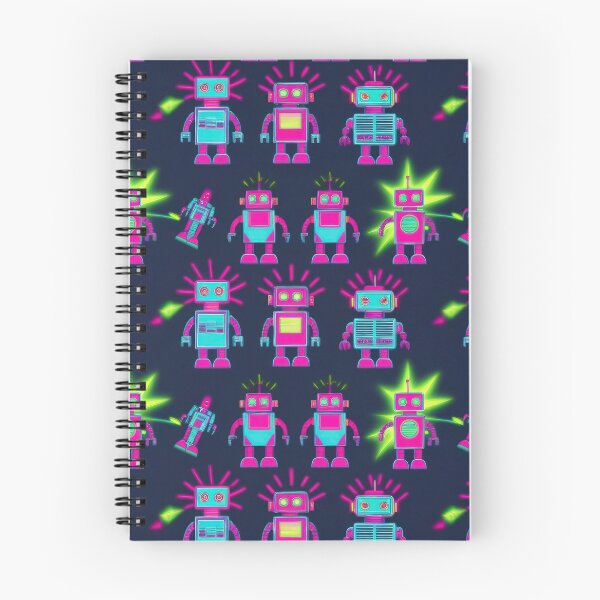 Item preview,  vintage Robots pattern 90s arcade designed and sold by Expressions-Sel.