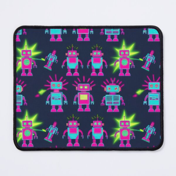 Item preview, vintage Robots pattern 90s arcade designed and sold by Expressions-Sel.