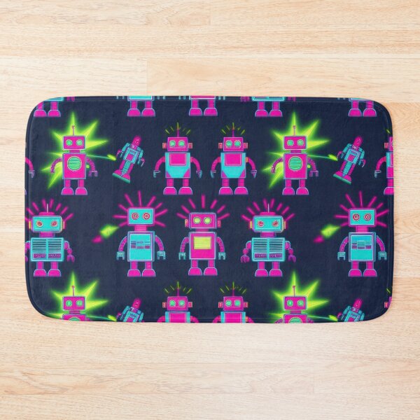 Item preview,  vintage Robots pattern 90s arcade designed and sold by Expressions-Sel.