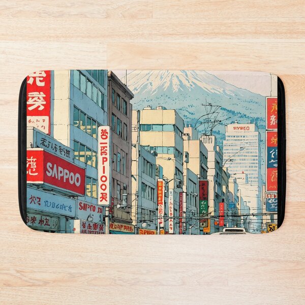 Item preview, Sapporo Japan Retro Anime Girl 80s Vintage Travel designed and sold by Retro-Anime9.