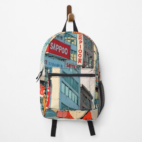 Item preview, Sapporo Japan Retro Anime Girl 80s Vintage Travel designed and sold by Retro-Anime9.