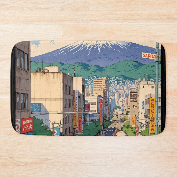 Item preview, Retro Anime Girl in Sapporo Japan 80s Vintage Travel designed and sold by Retro-Anime9.