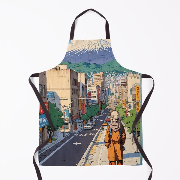 Item preview, Retro Anime Girl in Sapporo Japan 80s Vintage Travel designed and sold by Retro-Anime9.