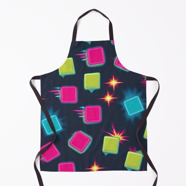 Item preview, colored Squares  pattern 90s arcade designed and sold by Expressions-Sel.