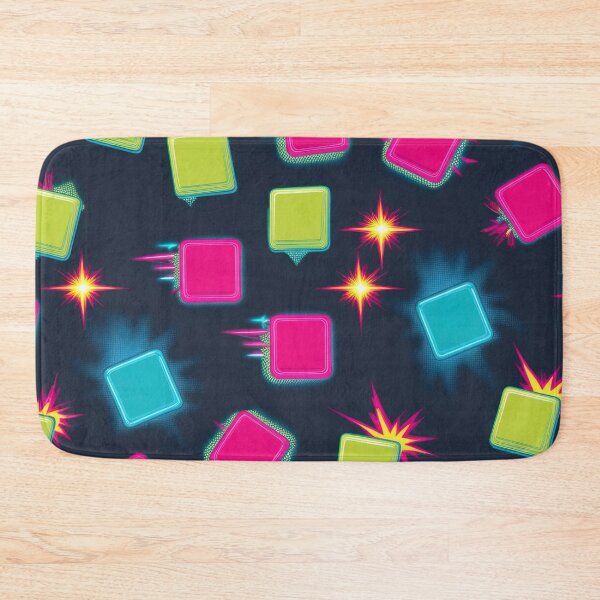 Item preview, colored Squares  pattern 90s arcade designed and sold by Expressions-Sel.