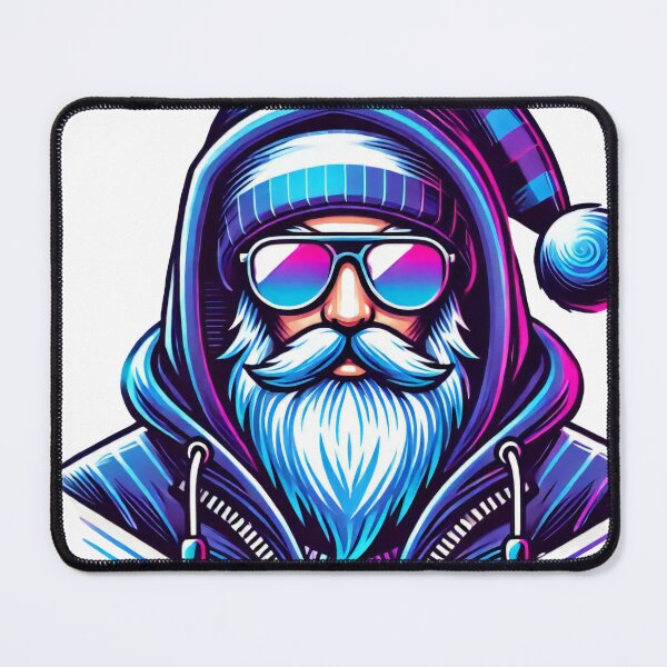Item preview, Hawaiian Santa with Surfboard and Tropical Shirt designed and sold by lubushop1.
