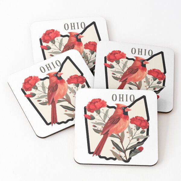 Item preview, Ohio State Bird and Flower designed and sold by adventurehaven.