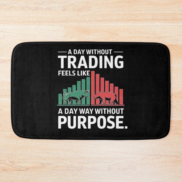 Item preview, Motivational Trading Quote - Bull vs. Bear Design for Stock Market Enthusiasts designed and sold by love3617.