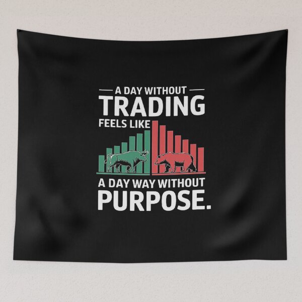 Item preview, Motivational Trading Quote - Bull vs. Bear Design for Stock Market Enthusiasts designed and sold by love3617.