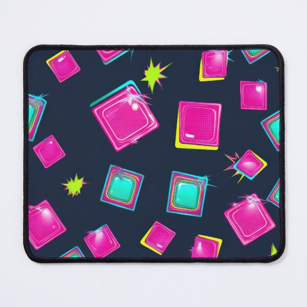 Item preview,  Retro colored Squares  pattern 90s arcade designed and sold by Expressions-Sel.