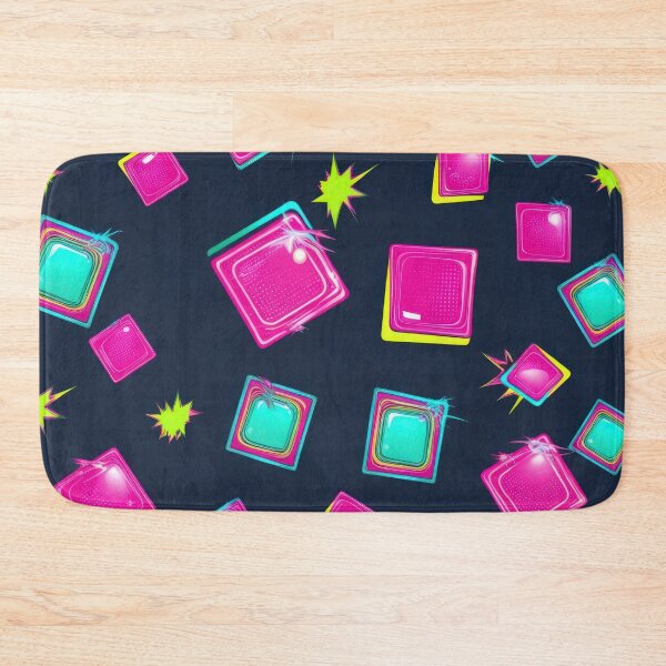 Item preview,  Retro colored Squares  pattern 90s arcade designed and sold by Expressions-Sel.